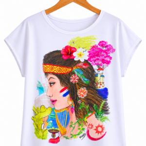 Blusa Mujer Paraguaya – Arte Exclusivo de Viviana López