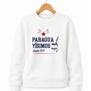 Sweater Paraguayísimos Desde 1811 Blanco – Colección Paraguayísimos